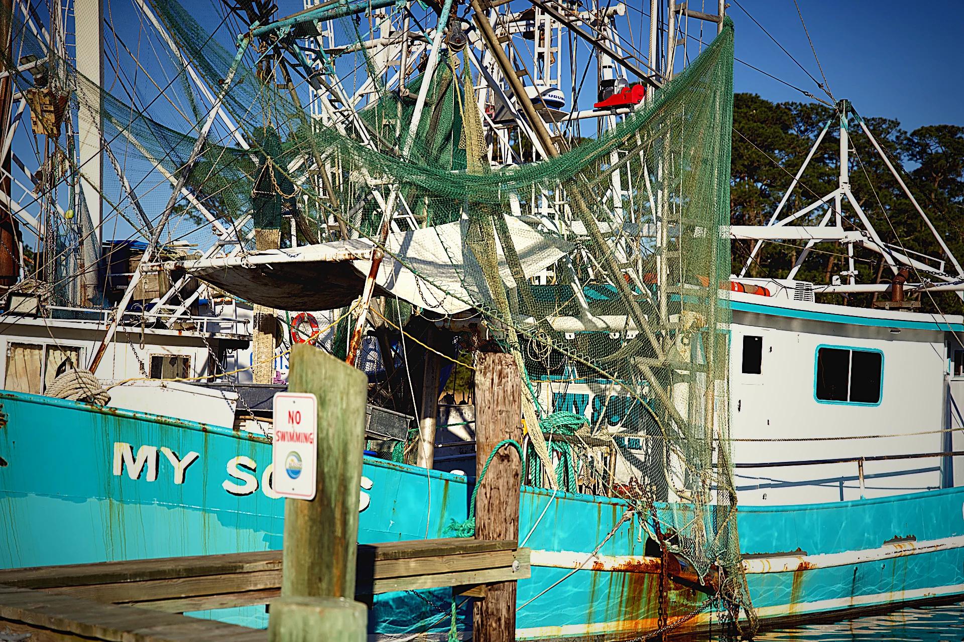 Shrimp boat at Ocean Springs marina